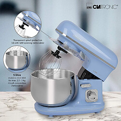 Acheter Robot Pâtissier Boulangerie Cuisine Ménager Multifonction Bol 5L, 1100, Bleu, Bomann, KM 6030 B