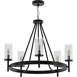 ICONIK INTERIOR Lampe de plafond - Lampe suspendue - Chandelier - Loney Noir