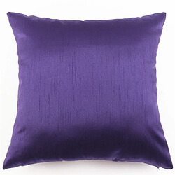 Tissu 45x45cm Soie, Comme Taie D'oreiller Décoration Canapé Jet Coussin Couvrir Violet