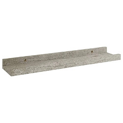 Acheter Maison Chic Lot de 2 Étagères murales,Étagère Rangement flottate Gris béton 40x9x3 cm -MN89679