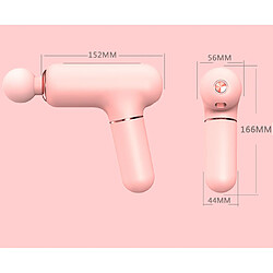 Acheter Smart Girl Powder Fascia Gun Muscle Vibration Vibration Massager USB Charging Mini Poche de poche