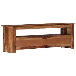 Acheter Maison Chic Meuble TV scandinave - Banc TV pour salon 118x30x40 cm Bois massif -MN41217