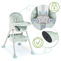 Avis Chaise haute pour bébé Milo avec table (vert)