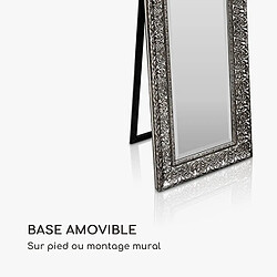 Acheter Miroir - Casa Chic Chelsea Blumfeldt - cadre bois rectangulaire 130 x 45 cm vintage - Argent