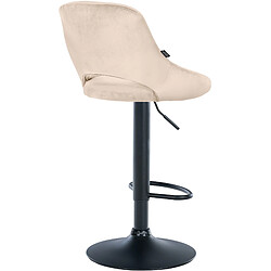 Acheter Non Tabouret de bar Milet velours noir