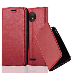 Cadorabo Coque Motorola MOTO C PLUS Etui en Rouge