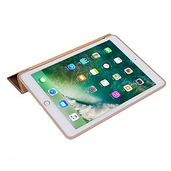 Wewoo Housse Étui Coque Pour iPad 10,2 pouces TPU Horizontal en cuir avec support à trois rabats Or pas cher