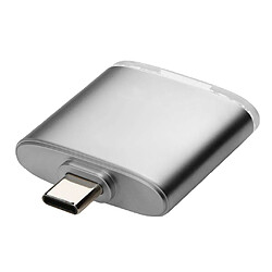 Acheter Adaptateur OTG pour lecteur de carte mémoire SD TF USB de type C pour Huawei Silver