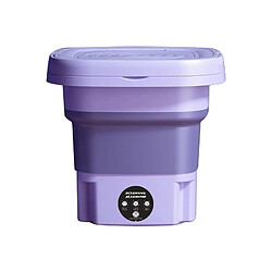 Mini Machine à Laver Lave-linge portable pliable 8 litres - 1,84 kg - MAXWORK - Violet