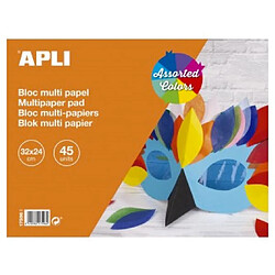 Apli Agipa Bloc assortiment de papiers 32x24cm