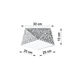 Acheter Sollux Plafonniers Plafonniers Flush Light Argent E27