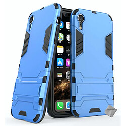 Htdmobiles Coque rigide anti choc pour Apple iPhone XR + film ecran - BLEU CLAIR