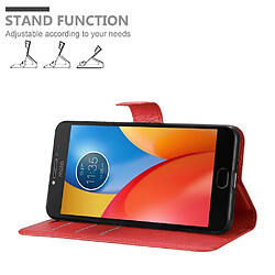 Avis Cadorabo Coque Motorola MOTO E4 Etui en Rouge