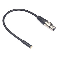 rca / xlr femelle vers xlr male xlr adaptateur câble audio casque ligne 30cm b