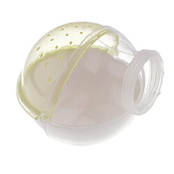 Souris De Hamster Petit Sable Bain De Boîte De Cage De Bain Pour Animaux De Compagnie Sauna Toilette Jaune