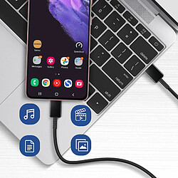 Avis Câble USB-C vers USB-C Charge rapide 1 mètre D'origine Samsung EP-DG977BWE Noir