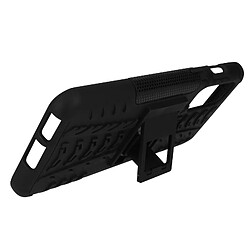 Avizar Coque OnePlus Nord 2 Bi-matière Antichoc avec Béquille Support Noir