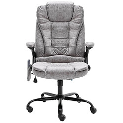 Maison Chic Chaise Gaming | Chaise de bureau Ergonomique Fauteuil de massage gris clair similicuir daim -GKD24562