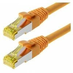 Herweck Helos - Patchkabel - RJ-45 (M) - RJ-45 (M) - 5,0m - SFTP-Kabel (PIMF) - CAT 6a - Gelb (118104)