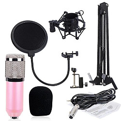 Yonis Microphone Professionnel Rose Pour Studio pas cher