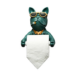 Universal Lunettes de soleil en résine pour chiens roulant toilettes tissus clips tissus muraux papier mouchoir boîtes mouchoirs toilettes déco mouchoirs | vert