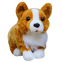 Universal Simulation en peluche jouet corgi chien poupée poule mignon pichette en peluche en peluche douce