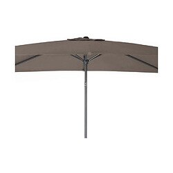 ALIZÉ Parasol aluminium avec manivelle 3x2m Tilt Taupe.