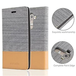 Cadorabo Coque LG G4 / G4 PLUS Etui en Gris