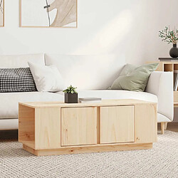 Maison Chic Table basse,Table Console Table d'appoint, Table pour salon 110x50x40 cm Bois massif de pin -MN38903