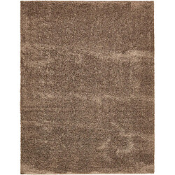 Hadorn Tapis shaggy 305x239 brun Luzern