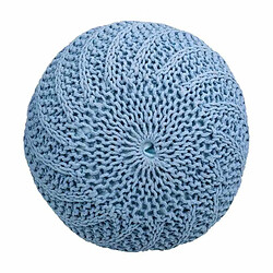 Avis Pouf Alexandra House Living Bleu clair polystyrène 45 x 30 x 45 cm