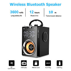 Acheter Universal Haut-parleur portable Bluetooth 5.0 sans fil audio musique multimédia mini haut-parleur(Le noir)