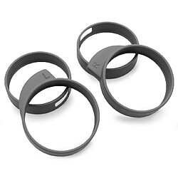 OKULI 4 x Écouteurs en Silicone d'oreilles Bouts d'ailes pour Samsung Galaxy Buds FE Casque Écouteurs en Gris