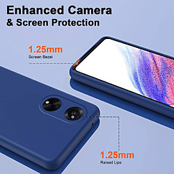 Acheter Htdmobiles Coque pour Oppo A98 5G - housse etui silicone gel fine + film ecran - BLEU FONCE