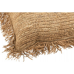 Dansmamaison Coussin Carre Raphia Naturel Large