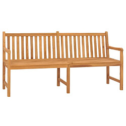 Maison Chic Banc de jardin | Chaise de jardin 180 cm bois de teck solide -GKD91053