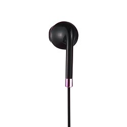 Acheter Wewoo Écouteurs Violet et noir pour iPhone, Galaxy, Huawei, Xiaomi, LG, HTC autres smartphone intra-auriculaires à fil 3,5 mm avec contrôle de ligne Mic,