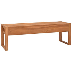 Maison Chic Meuble TV scandinave - Banc TV pour salon 140x40x45 cm Bois de teck -MN69823 pas cher