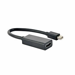 Adaptateur Mini Display Port vers HDMI GEMBIRD A-mDPM-HDMIF4K-01 Noir 15 cm