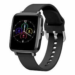 Chrono Montre Connectée1.54 "Écran tactile complet pour Android iOS Activity Tracker IP68 Étanche Bluetooth Smartwatch Notification de message Tracker de remise en forme avec fréquence cardiaque Montre de sport pour enfants Hommes Femmes-Noir