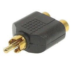 Avis Wewoo Adaptateur or Fiche RCA à 2x prises RCA plaqué