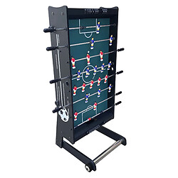 Cougar Table de Babyfoot Scorpion Kick TS noir | Jeu de Football de Table pliable intérieur adulte & enfant | Avec 2 balles & comptoir de points | Avec des barres télescopiques pas cher