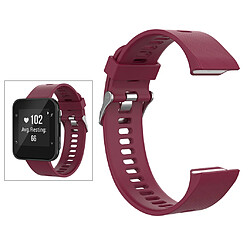 Acheter Bracelet De Montre Pour Garmin Forerunner 35 30 35J ForeAthlete 35J Vin Rouge