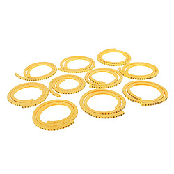 Acheter 1000pcs Jaune Étiquette Marqueurs 0-9 Pour 1.5mm² Câble Fil Accessoires De Automobile