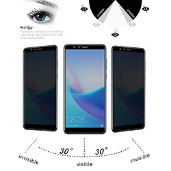 Wewoo Film de verre trempé Pour Huawei Honor 8 Plus 10 PCS 9H Protection d'écran anti-reflets de confidentialité pas cher