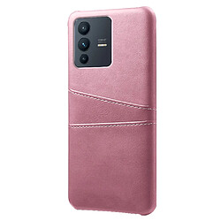 Coque en TPU + PU anti-griffes, or rose pour votre Vivo S12/V23 5G