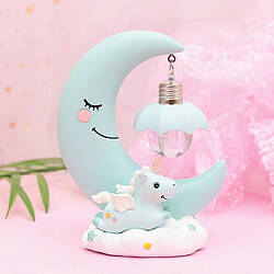 Yonis Lampe Nuit Romantique Dessin Animé Lune Cadeau Noël Anniversaire Enfant