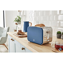 Acheter Set petit-déjeuner bouilloire grille-pain micro-ondes 20L Nordic Bleu, 2200, Bleu, SWAN, STRP2060BLUNEU