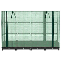 Avis vidaXL Jardinière surélevée avec housse aspect rotin 160x40x123 cm