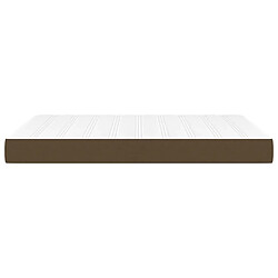 Avis Maison Chic Matelas de lit à ressorts ensachés, Matelas doux Marron foncé 140x200x20 cm -GKD80176